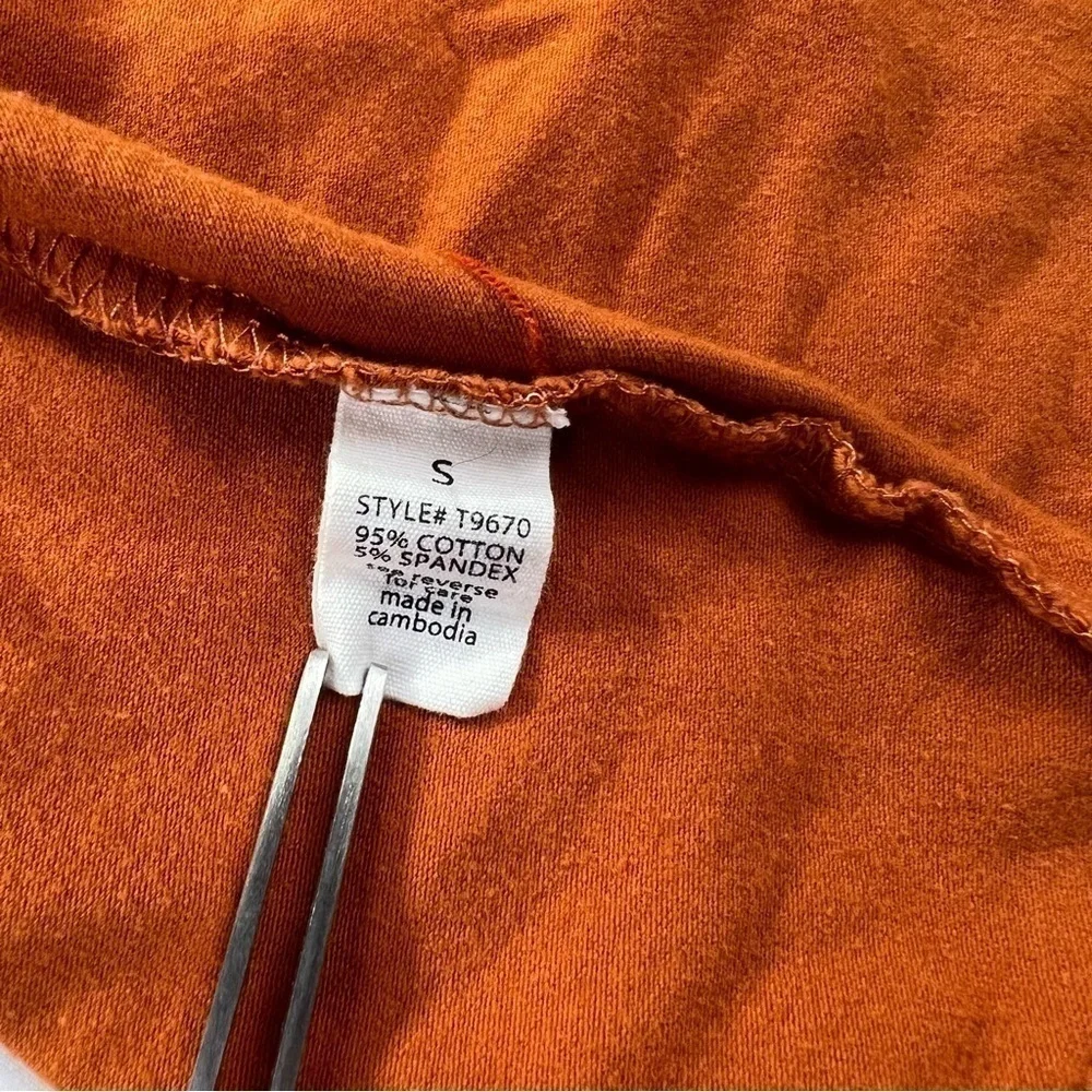 Active Basic - Women’s Spaghetti Strap Top - Small - Burnt Orange